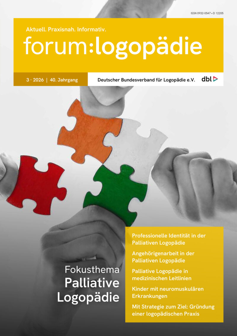Infothek Palliative Logopädie • forum:logopädie online